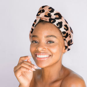 Microfiber Hair Towel - Leopard - Eden Lifestyle