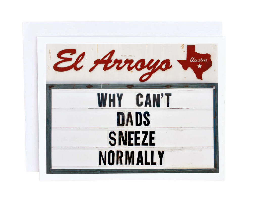 Dad Sneeze Card - Eden Lifestyle