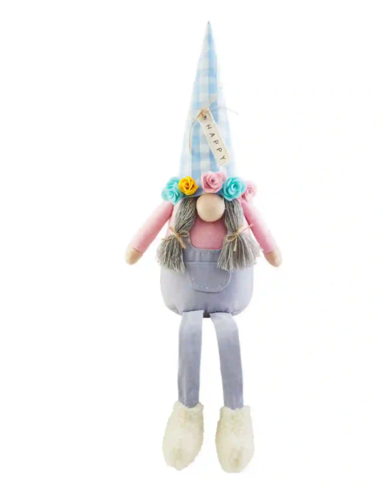 Mud Pie Easter Dangle Leg Gnome - Eden Lifestyle