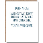 Dear Mom Greeting Card - Eden Lifestyle