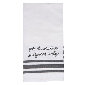 For Decorative Purposes Only Tea Towel - Eden Lifestyle