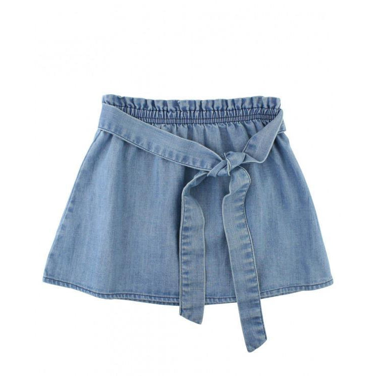 Ruffle Butts, Girl - Skirts,  Denim Paperbag Skirt