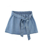 Ruffle Butts, Girl - Skirts,  Denim Paperbag Skirt