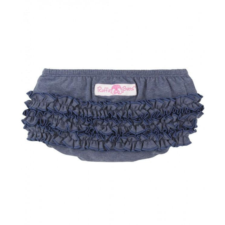 Ruffle Butts, Baby Girl Apparel - Bloomers,  Denim RuffleButt