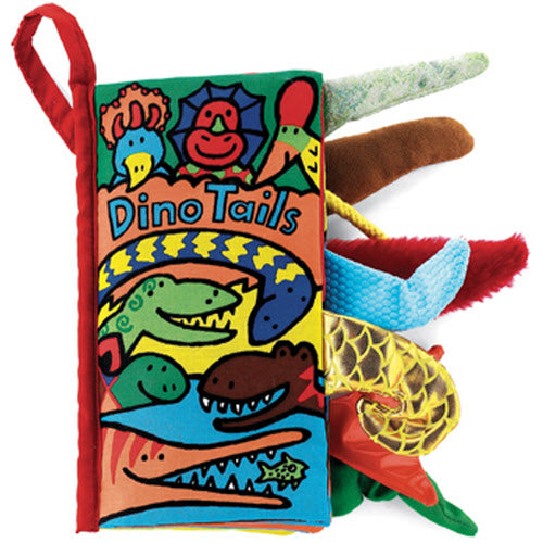 Jellycat, Books,  Jellycat Dino Tails Soft Book