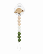 Mud Pie Dino & Wood Silicone Pacy Clip - Eden Lifestyle