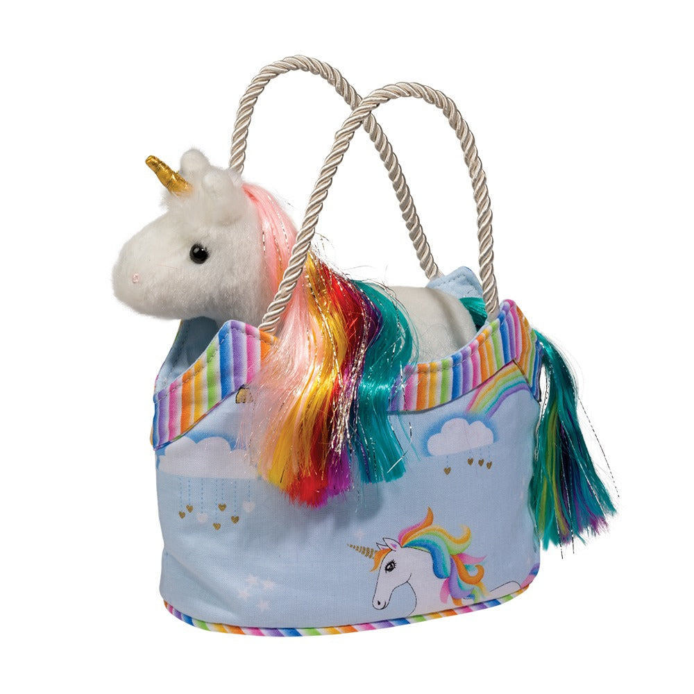 Eden Lifestyle, Gifts - Kids Misc,  Rainbow Sky Purse with White Rainbow Unicorn