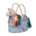 Eden Lifestyle, Gifts - Kids Misc,  Rainbow Sky Purse with White Rainbow Unicorn