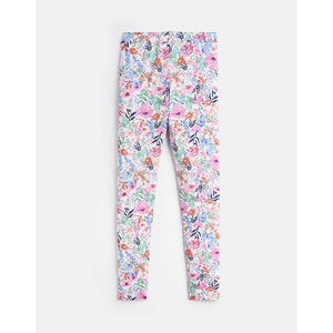 Joules, Girl - Leggings,  Joules DeeDee Printed Leggings - Cream Multi Floral