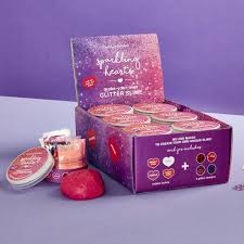 Eden Lifestyle, Gifts - Kids Misc,  Sparkling Hearts Glitter Slime