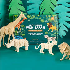 Eden Lifestyle, Gifts - Puzzles & Games,  Do It Yourself Wild Safari Puzzles