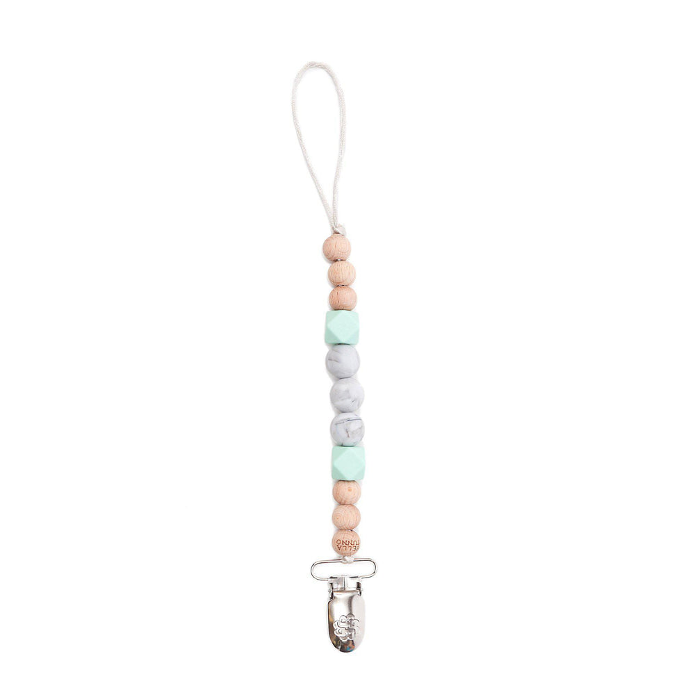 Bella Tunno, Baby - Feeding,  Bella Tunno Manhattan Mint One. Good. Bead. Pacifier Clip