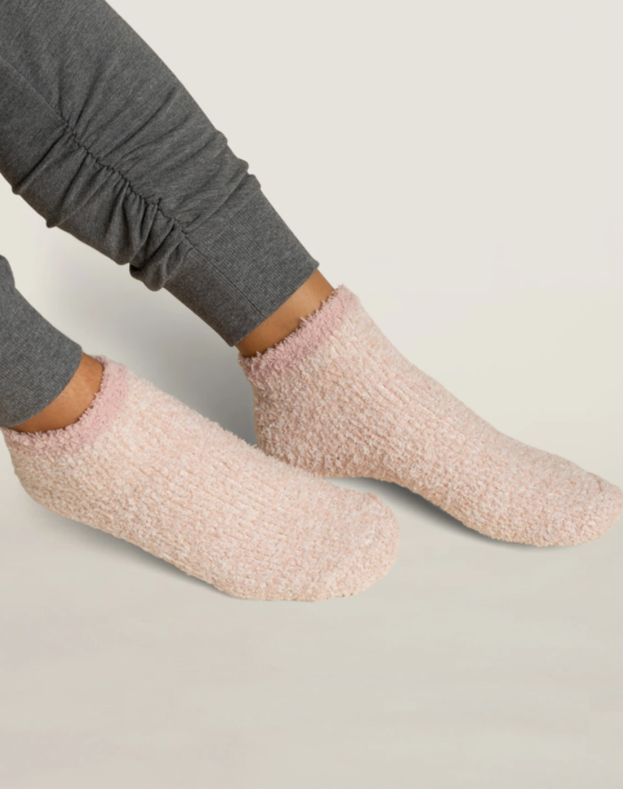 CozyChic® 2 Pair Dusty Rose Tennis Sock Set - Eden Lifestyle