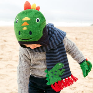 Jojo Maman Bebe, Accessories - Hats,  Green Dinosaur Hat