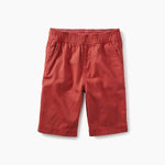 Tea Collection, Boy - Shorts,  Easy Does it Twill Shorts - Rustic Red