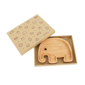 Eden Lifestyle, Gifts - Kids Misc,  Elephant Wooden Plate