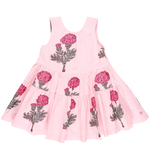 Girls Eloise Dress - Blush Marigold - Eden Lifestyle