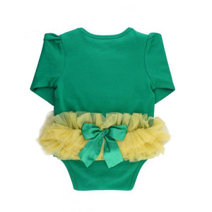 Ruffle Butts, Baby Girl Apparel - One-Pieces,  Emerald Joyful Bodysuit