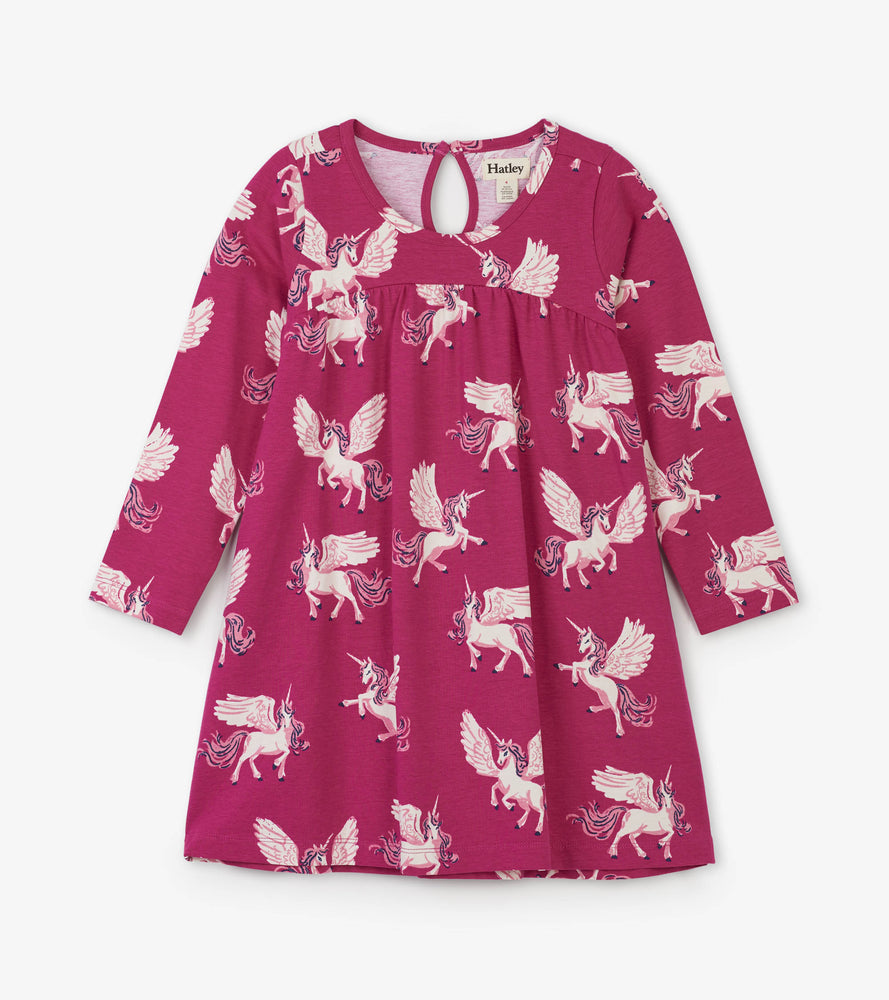 Hatley, Girl - Dresses,  Hatley - Enchanted Unicorns Trapeze Dress