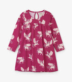 Hatley, Girl - Dresses,  Hatley - Enchanted Unicorns Trapeze Dress