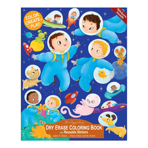 Space Adventure Dry Erase Coloring Book - Eden Lifestyle