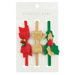 Eden Lifestyle, Accessories - Bows & Headbands,  Christmas Felt Headband 3 Pack