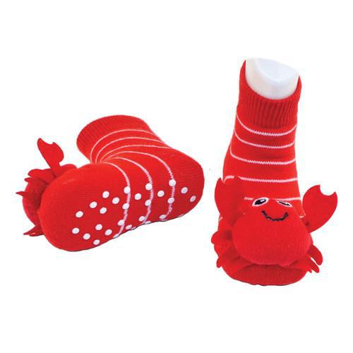 Piero Liventi, Accessories - Socks,  Boogie Toes - Red Crabby