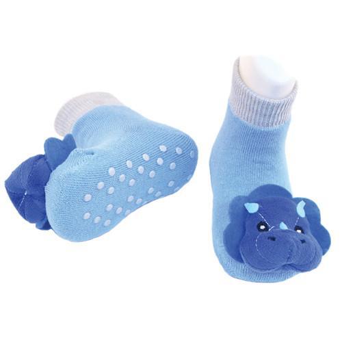 Piero Liventi, Accessories - Socks,  Boogie Toes - Blue Tricera Rattle Socks