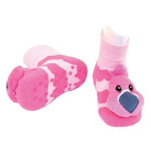 Piero Liventi, Accessories - Socks,  Boogie Toes - Pink Flamingo