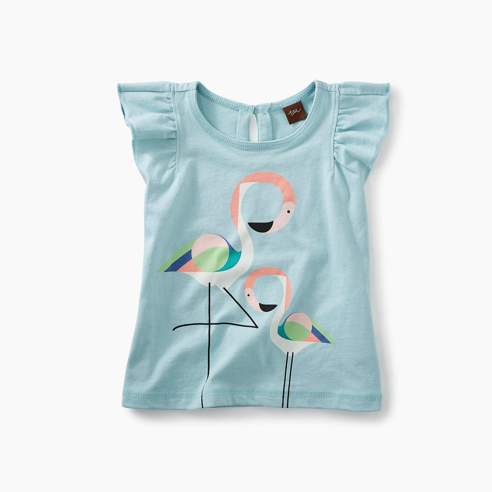 Tea Collection, Baby Girl Apparel - Shirts & Tops,  Flamingo Graphic Baby Tee