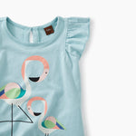 Tea Collection, Baby Girl Apparel - Shirts & Tops,  Flamingo Graphic Baby Tee