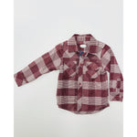 Frenchie Couture, Baby Boy Apparel - Shirts & Tops,  Flannel Plaid Button Down Shirt