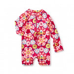 Tea Collection, Baby Girl Apparel - Swimwear,  Flora Rash Guard