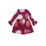 Eden Lifestyle, Girl - Dresses,  Floral Belle Sleeve Dress