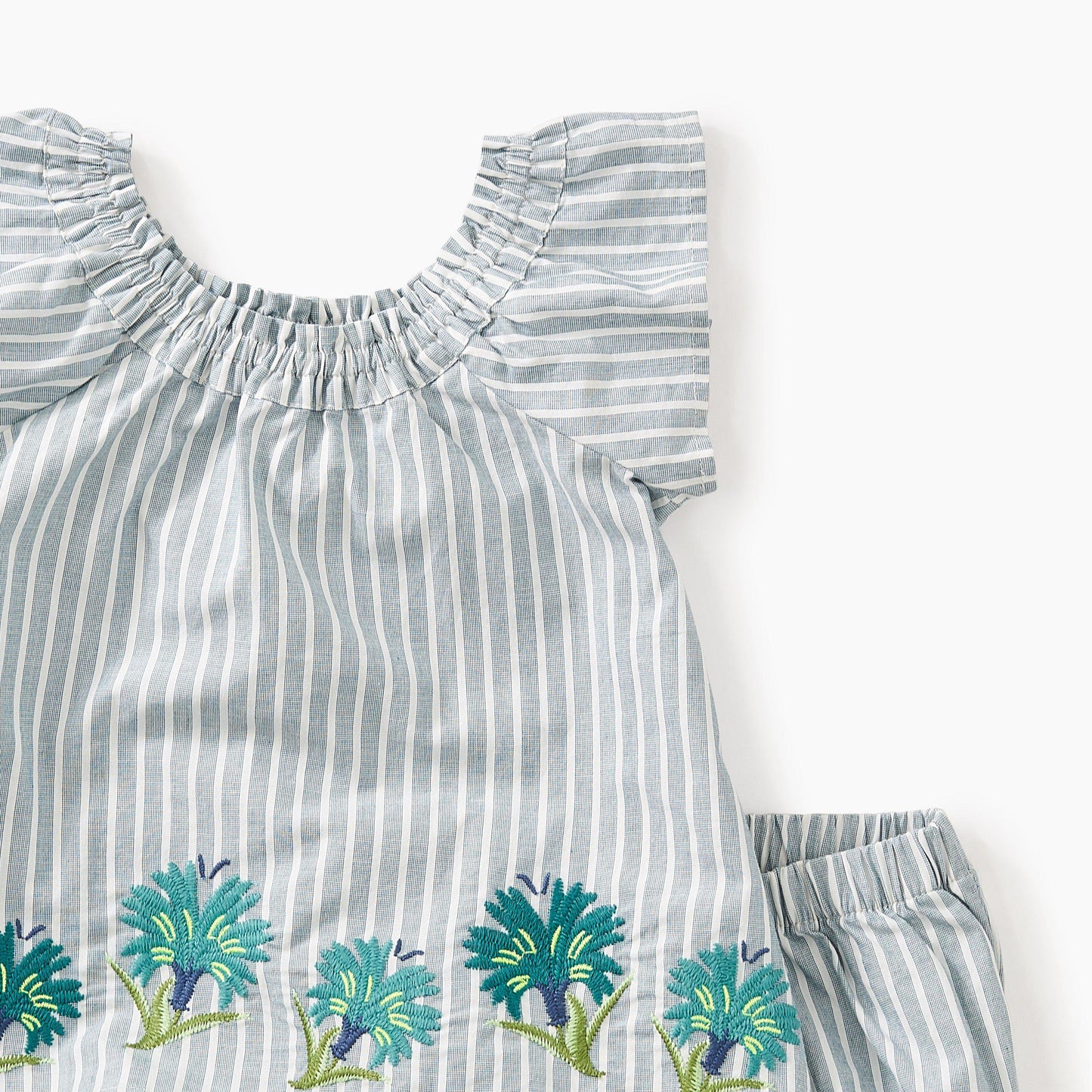 Tea Collection, Baby Girl Apparel - Outfit Sets,  Floral Embroidered Baby