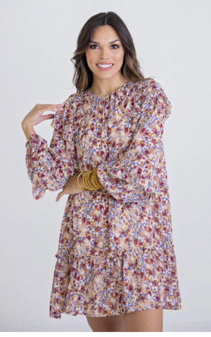 Small Ditzy Floral Ruffle Dress - Eden Lifestyle