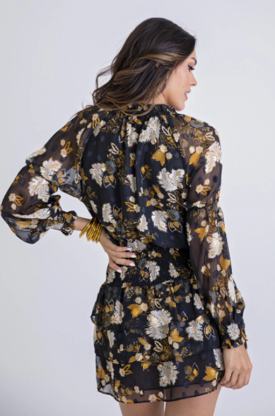 Floral Smocked Waist Dress - Eden Lifestyle