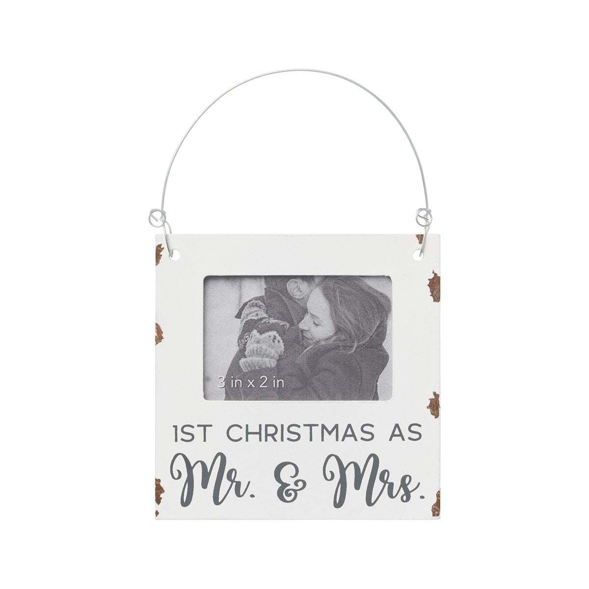 Mr & Mrs Photo Frame Ornament - Eden Lifestyle