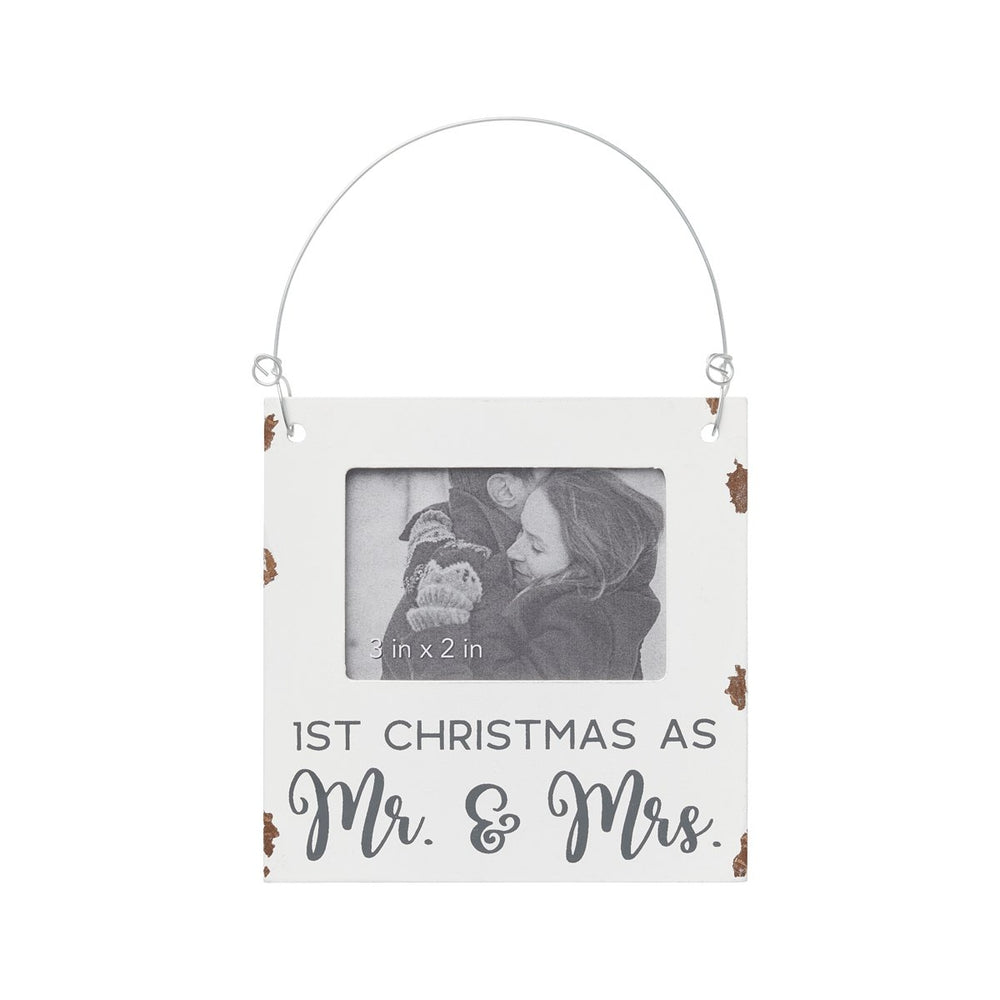 Mr & Mrs Photo Frame Ornament - Eden Lifestyle