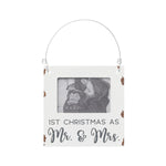 Mr & Mrs Photo Frame Ornament - Eden Lifestyle