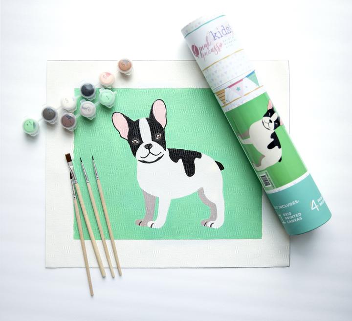Paint by Number Kit - Frenchie French - Eden Lifestyle