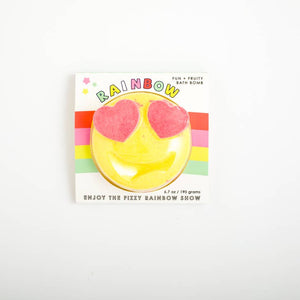 Feeling Smitten, Gifts - Bath Bombs,  Fun + Fruity Rainbow Emoji Bath Bomb