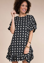Uncle Frank, Women - Dresses,  Black Geometric Dress