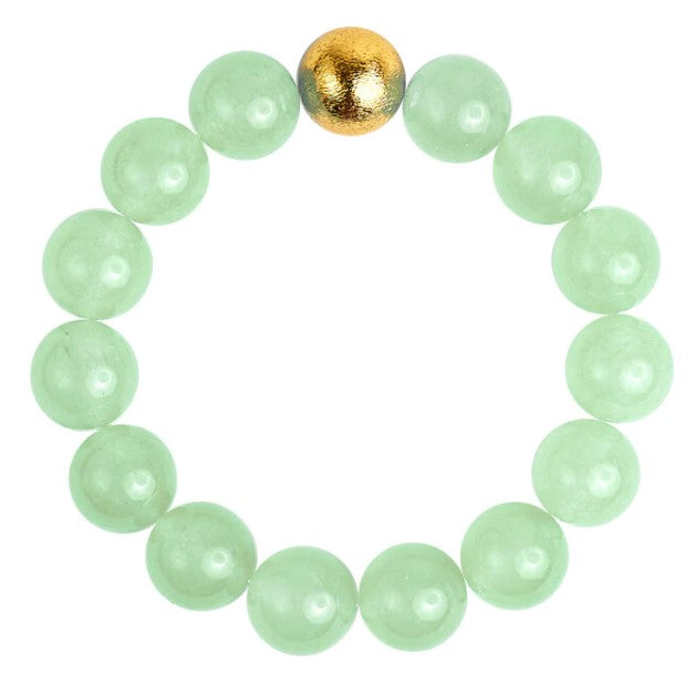 Georgia Green Quartz Beaded Bracelet - Eden Lifestyle