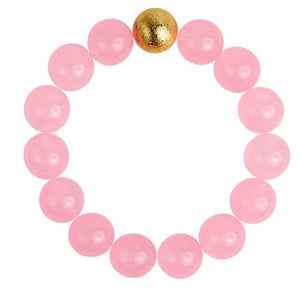 Georgia Pink Quartz Beaded Bracelet - Eden Lifestyle