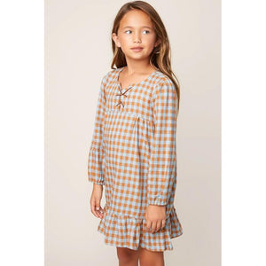Hayden LA, Girl - Dresses,  Gingham Ruffle Dress