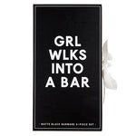 Eden Lifestyle, Home - Serving,  Girl Walks Into A Bar 3 Piece Set
