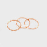 Gorjana, Accessories - Jewelry,  Gorjana - G Ring Set Silver ( set of 3)