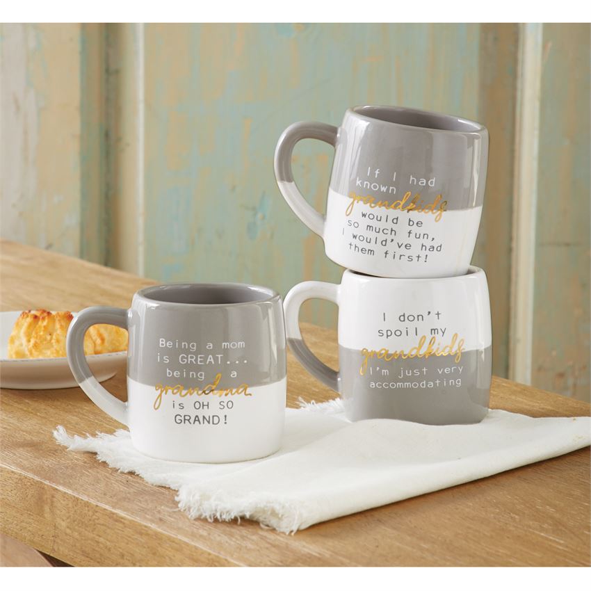 Mud Pie, Home - Drinkware,  Funny Grandparents Mugs