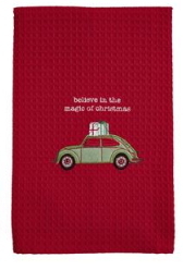 Mud Pie Christmas Waffle Towel - Eden Lifestyle